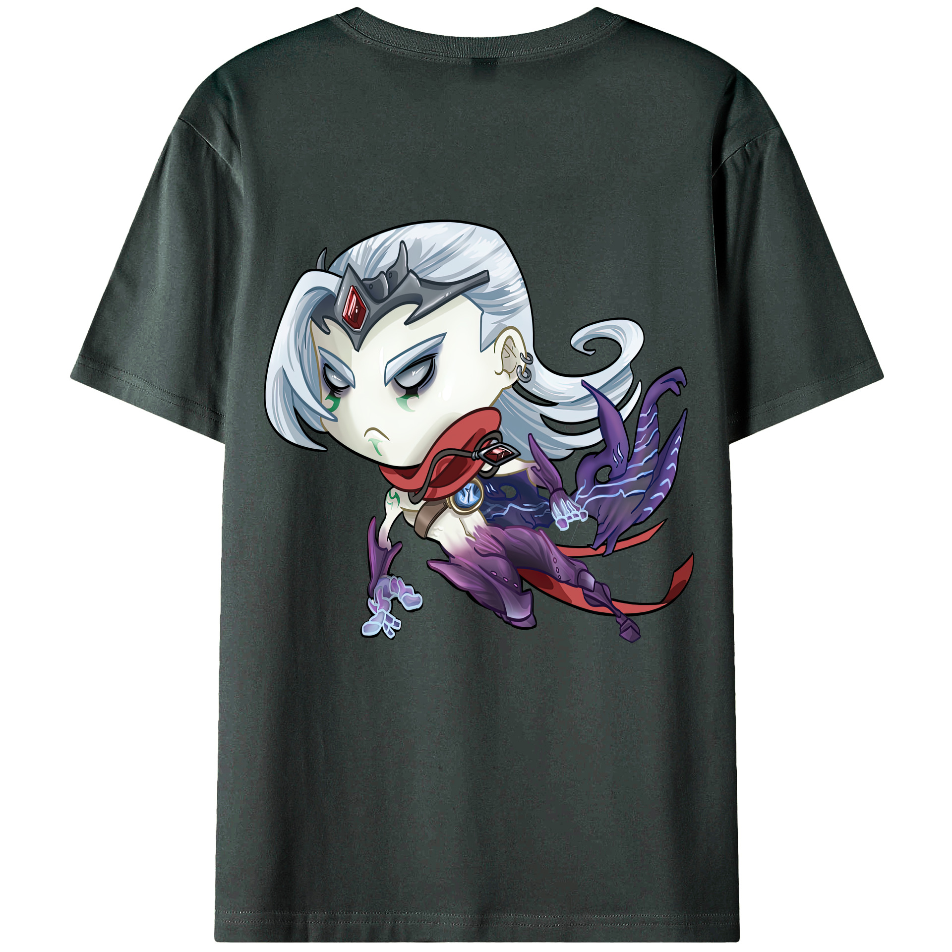 リーグ・オブ・レジェンド League of Legends LOL 綿100％ メンズ半袖Tシャツ（バックプリント） 通気性
